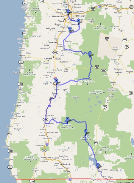 Map 12 - Oregon